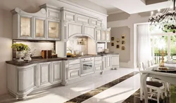 Kitchen facades in classic style photo