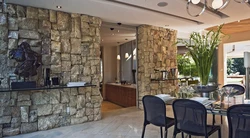 Finishing the kitchen with flexible stone photo