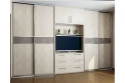 Wardrobe In The Living Room In A Modern Style Photo