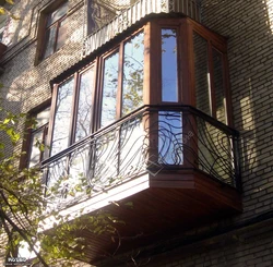 Лоджия снаружи дома фото