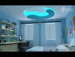 Ceiling design for teenager's bedroom