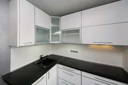 White glass kitchen photo