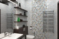 Pvc tile wall design for bathroom