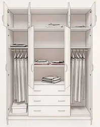 Wardrobe options for the bedroom contents photo