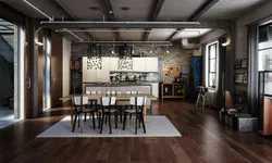 Oshxonada ship loft dizayni