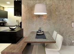 Types of plaster for the kitchen photo