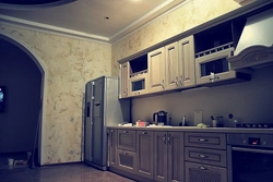 Віды тынкоўкі для кухні фота