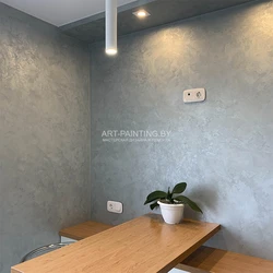 Types of plaster for the kitchen photo