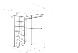 Wardrobe system photo diagram