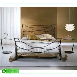 Iron beds for bedroom photo