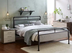 Iron beds for bedroom photo