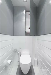 Design of a separate bathroom in a panel