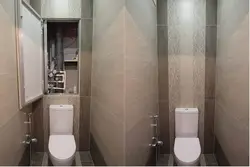 Design of a separate bathroom in a panel