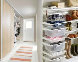 Hallway storage design