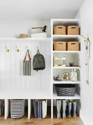 Hallway storage design