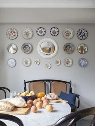 Plates In The Kitchen In The Interior Photo