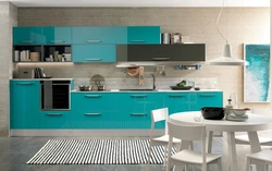 Sea ​​wave kitchen in the interior