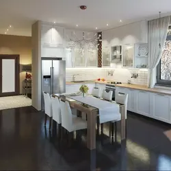 Kitchen dining room modern interior