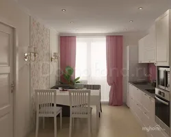 Beige wallpaper in the living room interior, which curtains are suitable