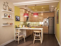Kitchen design of two zones