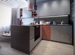 Kitchen design of two zones