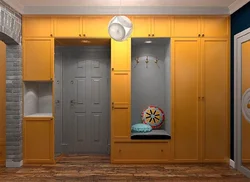 Entrance Door In A Small Hallway Photo