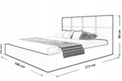 Photo And Dimensions Of The Bed