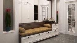 Sofa in the hallway in a modern style photo