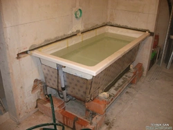 Bathroom with frame photo