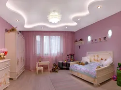 Ceilings of children's bedrooms photo