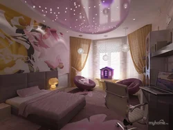 Ceilings of children's bedrooms photo