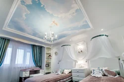 Ceilings of children's bedrooms photo
