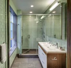 Olive bathroom photo