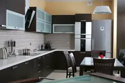 How To Combine Gray And Brown In The Kitchen Interior