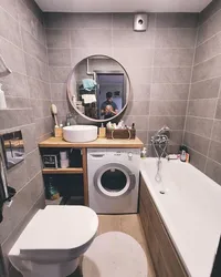 Bathroom renovation in Khrushchev photo 3 sq m