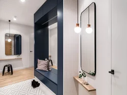 Minimalism style in the hallway interior photo