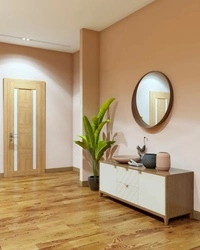 Eco style hallway interior