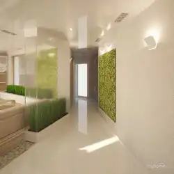 Eco style hallway interior