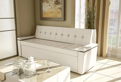 Small sofa with sleeping place photo