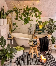 Palma Ağacları Ilə Hamam Dizaynı
