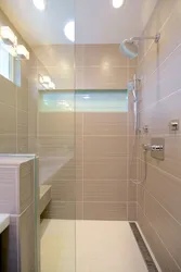 Bathtub In Plain Tiles Photo