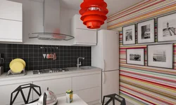 Обои striped дар дохили ошхона