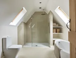 Ceiling Bath In The Attic Photo