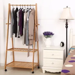 Hanger in the bedroom interior