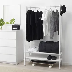 Hanger in the bedroom interior