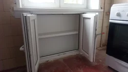 Шкаф В Подоконнике На Кухне Фото