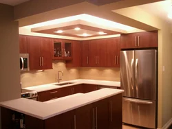 Plasterboard ceilings photos for the kitchen