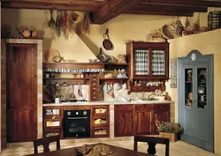 Country kitchen interior photo