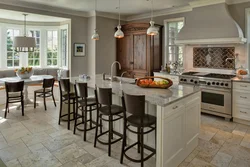 Kitchen dining room floor design