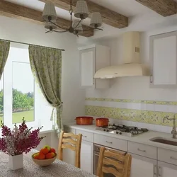 Small kitchen with window design